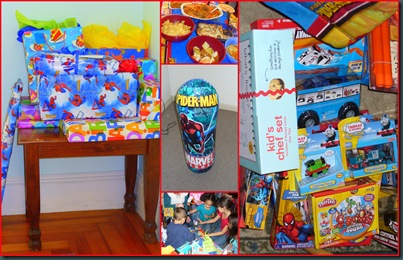 bday party collage2 bday party collage2