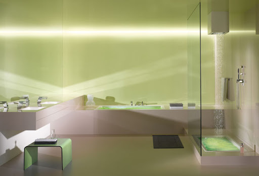 Colorful and Charming Modern Bathroom Design