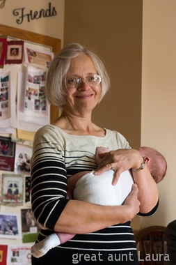 dean's blessing day - Laura holding dean