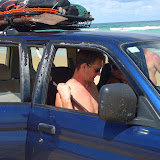 Paul taking over on the beach
