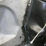 I ground the welds down to make them smooth.