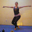Yôginí Sary apresentando sua bela coreografia.