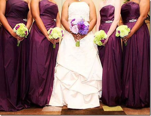 wedding centerpieces purple and black