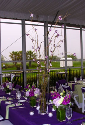  Planner purple wedding centerpiece ideas mauve wedding table decoration