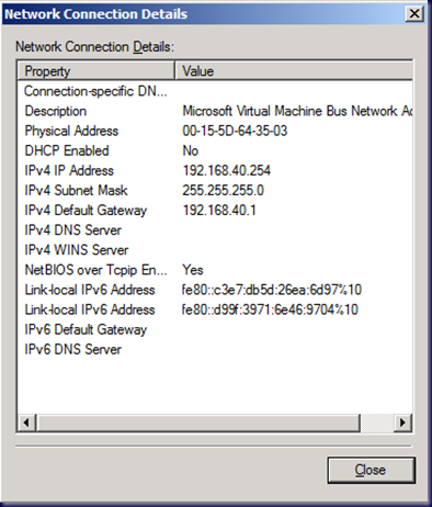 09-03-03 SBS 2008 - Change Server IP - 3 - New IP Set