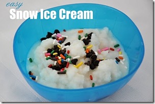 snow ice cream