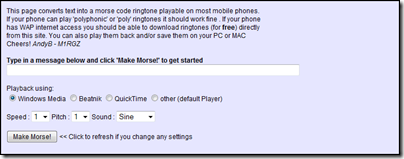 Free-Morse-to-Midi-ringtone-generator