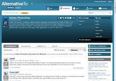 AlternativeTo- alternatives to applications