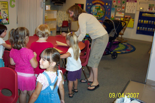 This is Miss Kristi, my teacher.