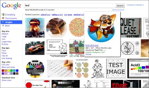 New Layout for Google Image Search Rolled Out