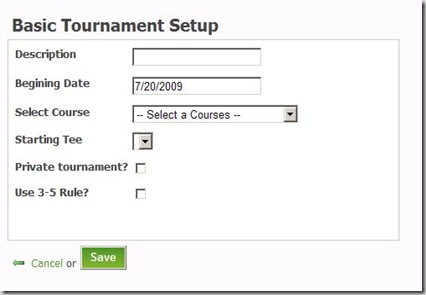 BasicTournamentSetup