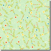 Girl Friday - Small Floral Turquoise #4272-LG Girl Friday - Small Floral Turquoise #4272-LG