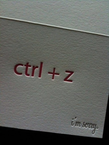 CTRL + Z