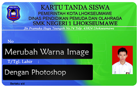 merubah warna dengan photoshop