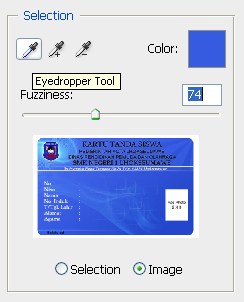 Eyedropper tool