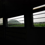 In the train - testing how wide my wide lens is :)