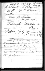 Whitman's hospital notebook