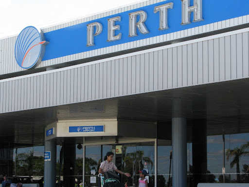 Reached Perth Airport for departure to Singapore.