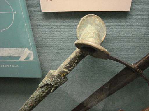Persian bronze sword - closeup