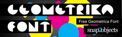 header-geometrica-font