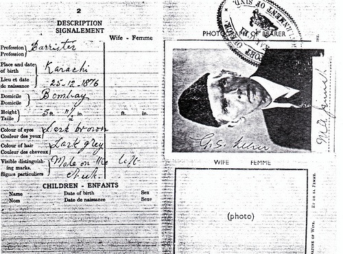 [Quaid-e-Azam's passport describing him as a Barrister from Bombay[5].jpg]