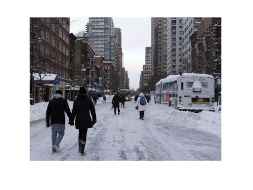 Street of New York City (by NYDailyNews) Street of New York City under Snow