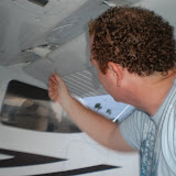 Checking the flaps to make sure they move properly... Checking the flaps to make sure they move properly...