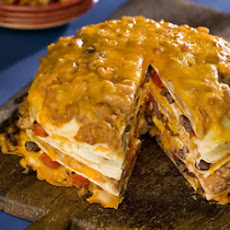 Seven Layer Tortilla Pie
