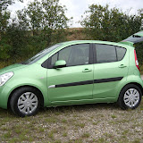 Den nye flotte grønne Suzuki Splash 1.2