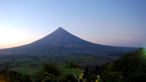 Mayon Volcano's perfect cone