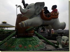Elephant ride in Wonderla
