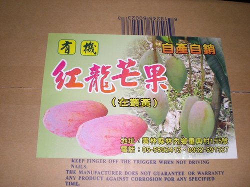 紅龍芒果 10台斤(約12~15顆)