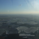 Clear horizon, perfect winter flying day