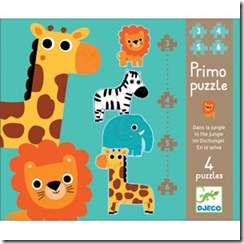 P. DJ07135 - 4 puzzles - 3-4-5-6 pcs - 