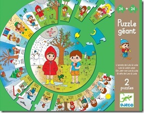 P. DJ07008 - puzzle learning the years - €