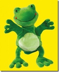 PU. AN40277 - frog hand puppet - 