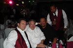 Eric, Derek, Matty, and Mingo at Rodney and Yessina Hickerson's wedding.