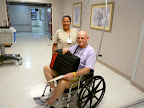 Danny Being Wheeled Out