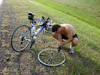 Greg Changing Flat Tire