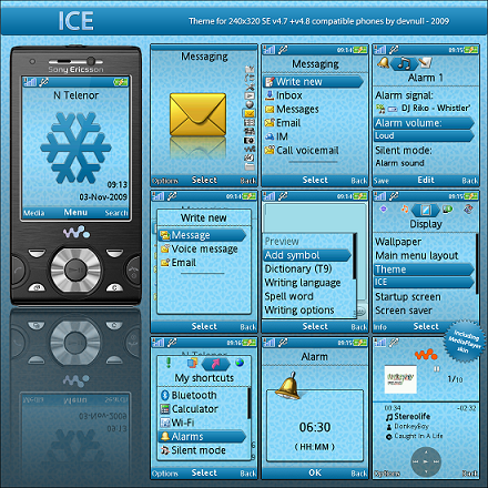 Ice, tema para Sony Ericcson Ice, tema para Sony Ericcson