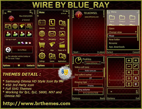 Wire: Tema nokia 5530