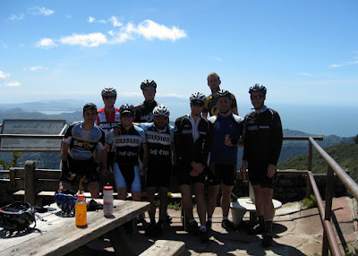The gang at 2,400 feet.