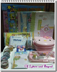 bento box, hello kitty, deco tapes, letter sets, stickers, note pads, stickey notes, bento box, hello kitty, deco tapes, letter sets, stickers, note pads, stickey notes,
