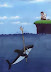 Smart trick - Shark also must feed its family members.