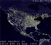 Electricity - USA at night. Real photo.
