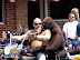 Friends - By picking louses he's showing respect to his less hairy friend.