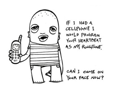 Heartbeat ringtone - Can I come on your face now?