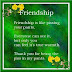 Friendship - Thank you for being the piss in my pants.