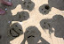 Shadows - Me and my friends at the beach.