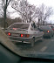 Modern day jousting - It's more effective than a honk.
